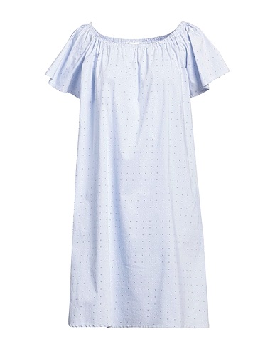MARY LOU Vestito corto Blu chiaro 100% Poliestere