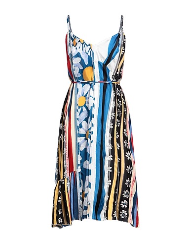 MARNI Vestito estivo Blu 100% Viscosa, Seta