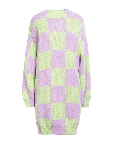 STINE GOYA Short dress Lilac 45% Acrylic, 35% Polyamide, 20% Alpaca wool