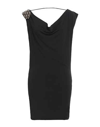 PINKO Sheath dress Black 75% Acetate, 17% Polyamide, 8% Elastane