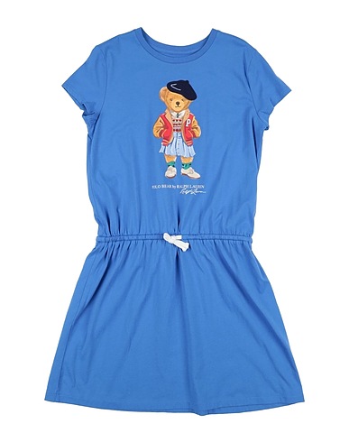 POLO RALPH LAUREN Vestito Avio 100% Cotone