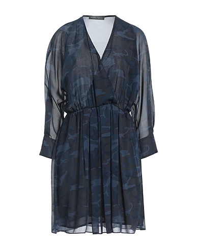 LOLA SANDRO FERRONE Short dress Navy 100% Polyester