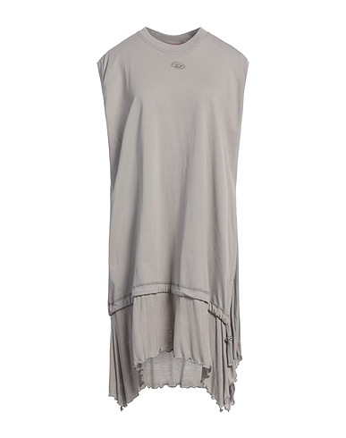 DIESEL Short dress Grey 100% Cotton