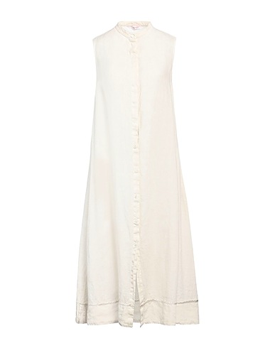 ROSSOPURO Midi dress Beige 100% Linen