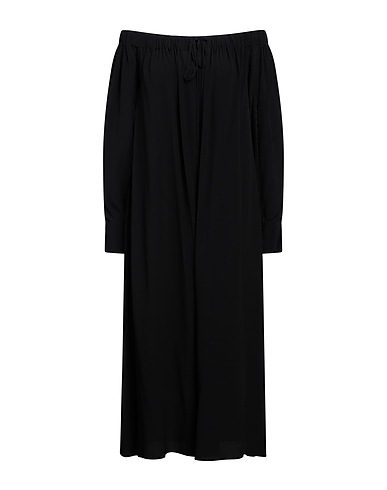 JUCCA Vestito midi Nero 69% Acetato, 31% Seta