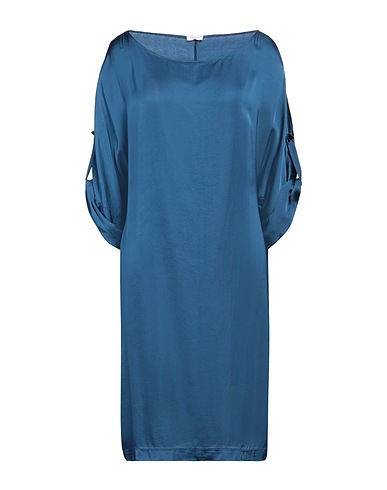 ROSSOPURO Midi dress Navy blue 100% Viscose