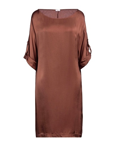 ROSSOPURO Robe mi-longue MARRONE 100% Viscose