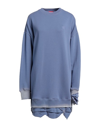 DIESEL Kurzes Kleid Lila 100% Baumwolle, Elastan