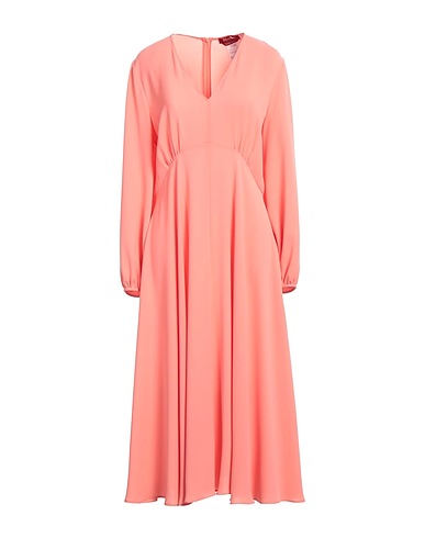 MAX MARA STUDIO Midi dress Apricot 73% Triacetate, 27% Polyester