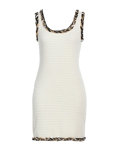 MOSCHINO Knit dress Off white 100% Virgin Wool, Polyamide, Viscose, Polyester