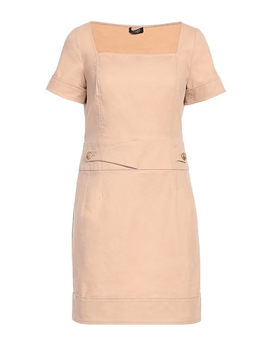 LIU •JO Sheath dress Sand 97% Cotton, 3% Elastane