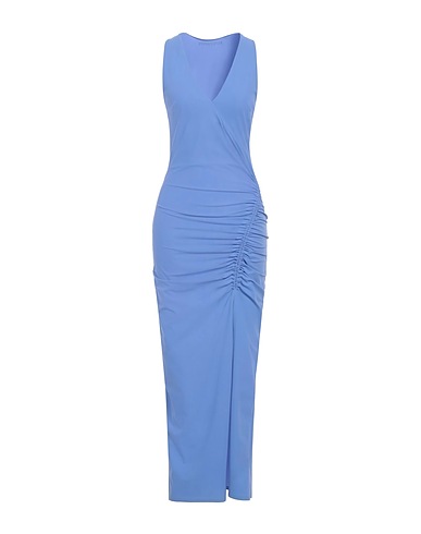 PATRIZIA PEPE Langes Kleid Hellblau 72% Polyamid, 28% Elastan