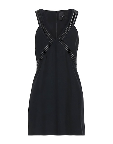 JOHN RICHMOND Short dress Black 65% Nylon, 35% Acetate