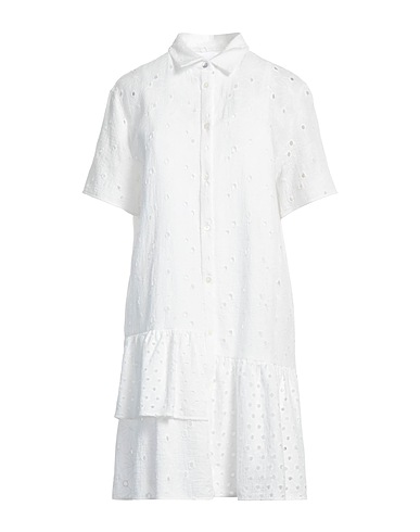 PS PAUL SMITH Shirt dress White 100% Cotton