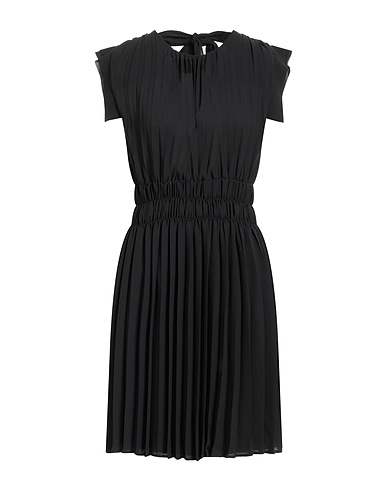LIU •JO Pleated dress Black 100% Polyester