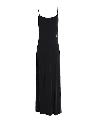 CALVIN KLEIN JEANS Long dress 69% Modal, 27% Polyester, 4% Elastane