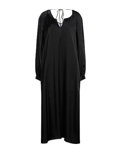 SEMICOUTURE Midi dress 87% Acetate, 13% Silk