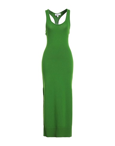 MICHAEL KORS COLLECTION Long dress Military green 93% Cashmere, 5% Nylon, 2% Elastane