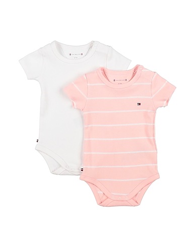 TOMMY HILFIGER Strampelanzug Rosa 95% Baumwolle, 5% Elastan