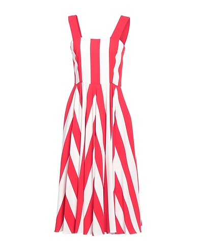 DOLCE&GABBANA Midi dress Red 97% Viscose, 3% Elastane