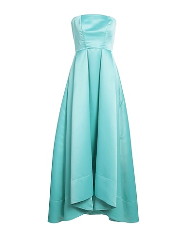 PINKO Long dress Turquoise 100% Polyester