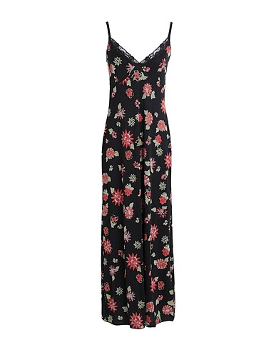 MAX&Co. Long dress Black 90% Viscose, 10% Elastane