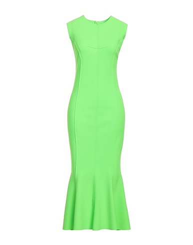 NORMA KAMALI Long dress Light green 95% Polyester, 5% Elastane