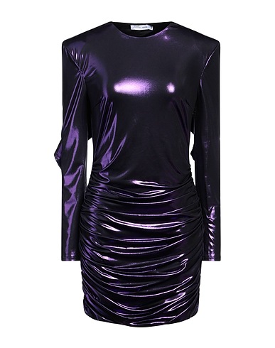 HOUSE OF AMEN Sheath dress Dark purple 85% Polyester, 10% Polyurethane, 5% Elastane