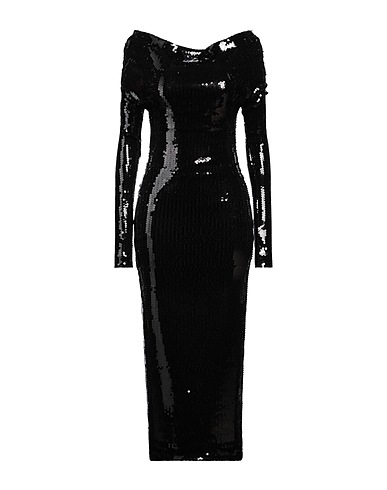 ALEXANDRE VAUTHIER Midi dress Black 95% Polyester, 5% Elastane