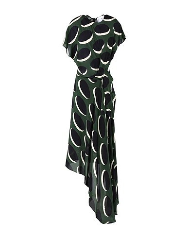 AZ FACTORY Long dress Dark green 100% Viscose