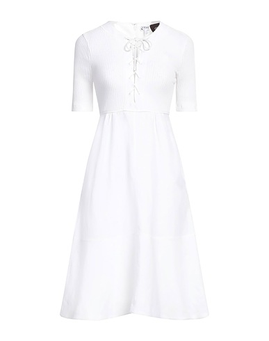 LOEWE Midi dress White 70% Linen, 30% Viscose