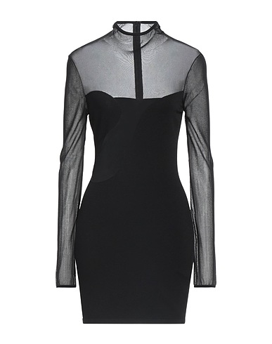 NENSI DOJAKA Sheath dress Black 80% Viscose, 12% Polyester, 8% Polyamide