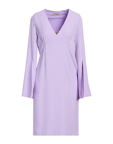 TWINSET Short dress Lilac 94% Polyester, 6% Elastane