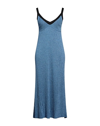 M MISSONI Midi dress Pastel blue 66% Viscose, 34% Polyester