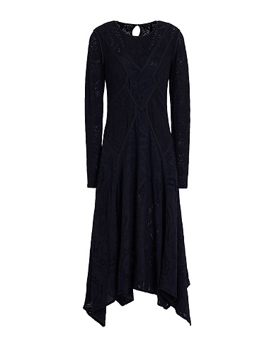 HIGH Vestido midi TECH Negro 95% Nailon, 5% Elastán