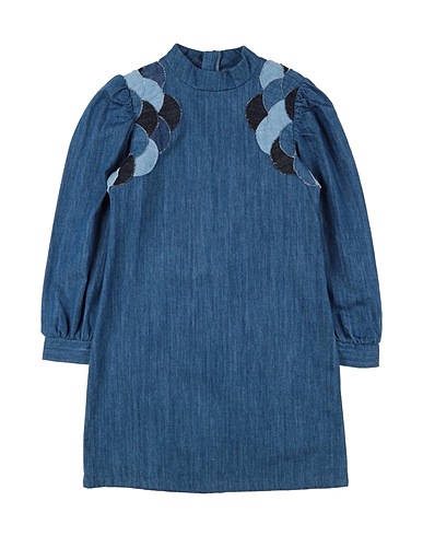 CHLOÉ Vestito Blu 100% Cotone