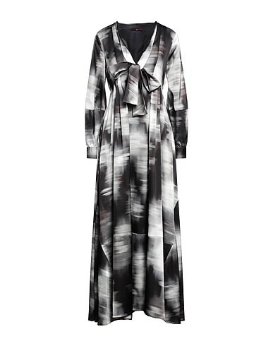 HIGH Long dress Black 100% Polyester