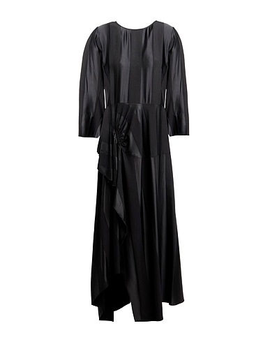 HIGH Vestito midi USE Nero 72% Rayon, 26% Lana, 2% Elastan