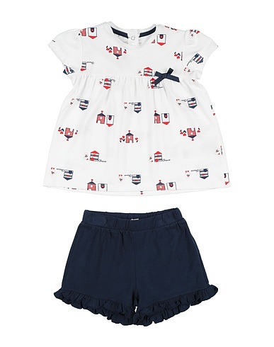 CHICCO Baby co-ord  White 95% Cotton, 5% Elastane