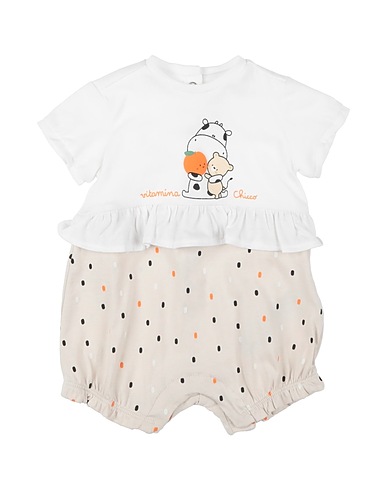 CHICCO Baby jumpsuit  White 100% Cotton