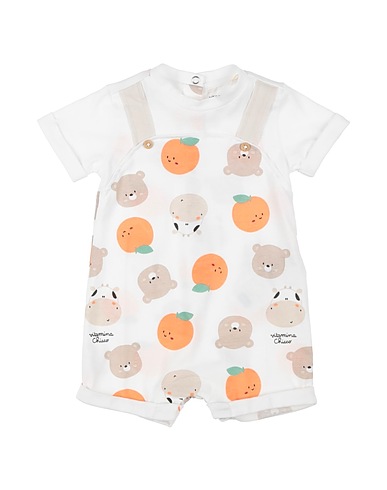 CHICCO Baby jumpsuit  Off white 100% Cotton