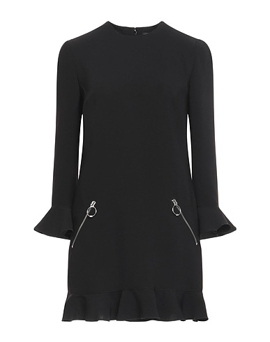 DSQUARED2 Short dress Black 100% Polyester, Polyurethane coated