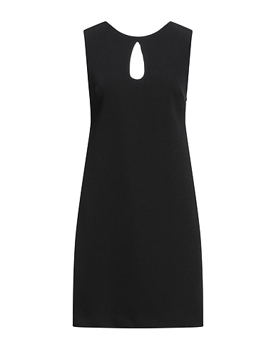 P.A.R.O.S.H. Kurzes Kleid Schwarz 96% Polyester, 4% Elastan