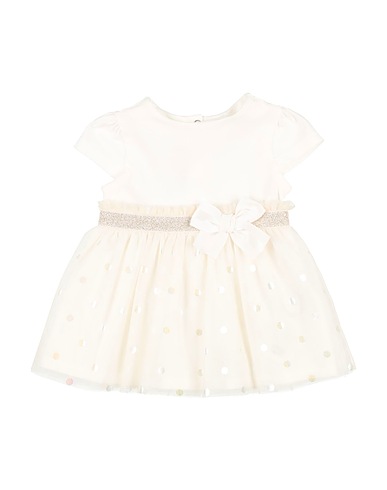 CHICCO Vestido para bebé  White 95% Cotton, 5% Elastane, Polyester