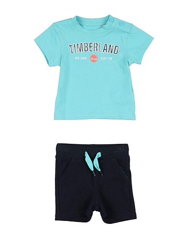 TIMBERLAND Baby co-ord  Turquoise 100% Cotton, Elastane