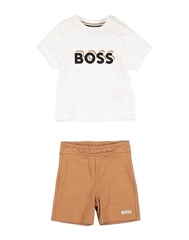 BOSS Baby co-ord  White 100% Cotton, Elastane