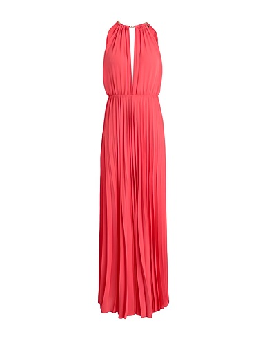 CRISTINAEFFE Long dress Coral 100% Polyester