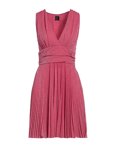 PINKO Pleated dress Magenta 66% Viscose, 15% Metallic fiber, 14% Polyamide, 5% Elastane