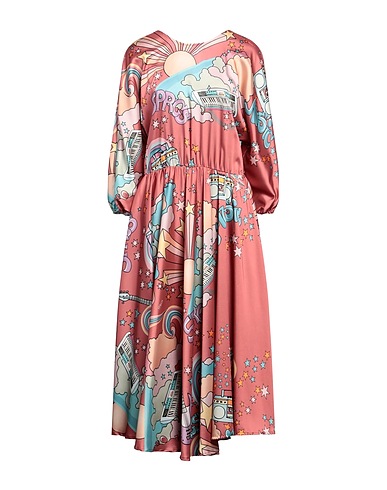 5 PROGRESS Midi-Kleid Antikrosa 100% Polyester