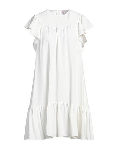 REDValentino Short dress White 70% Acetate, 30% Viscose